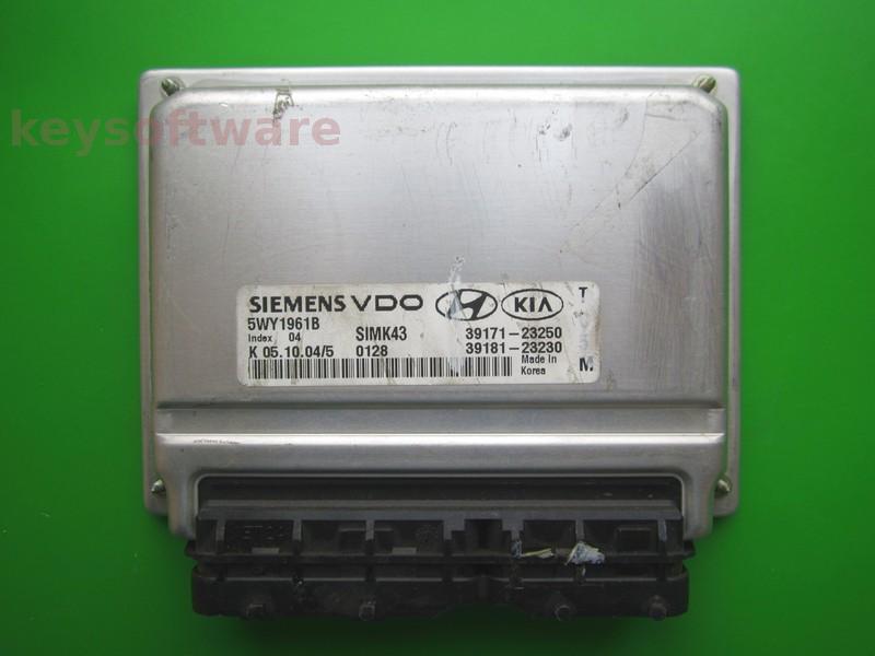 ECU Hyundai Tucson 2.0 39171-23250 5WY1961B SIMK43