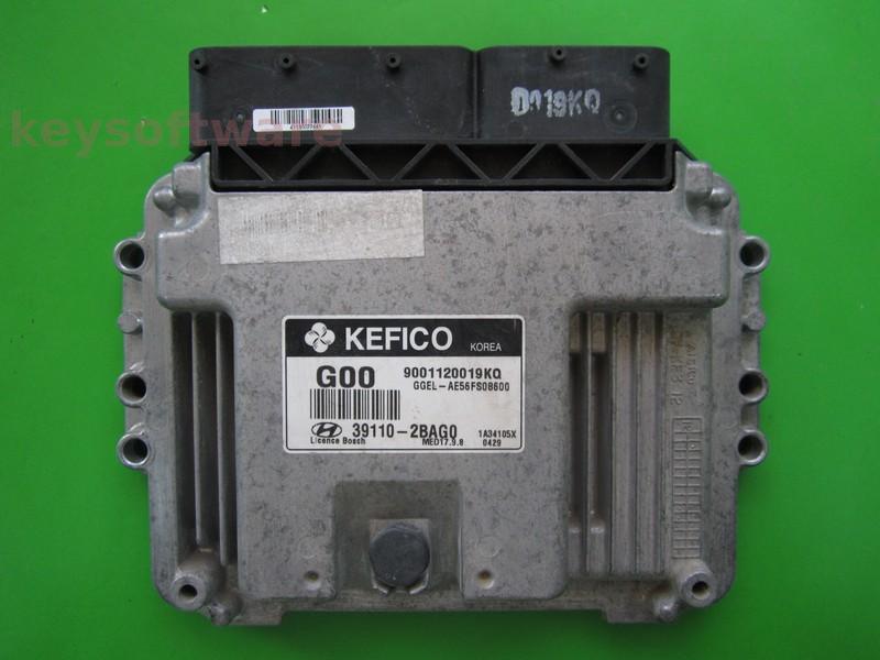 ECU Hyundai IX35 1.6 39110-2BAG0 9001120019KQ MED17.9.8 {