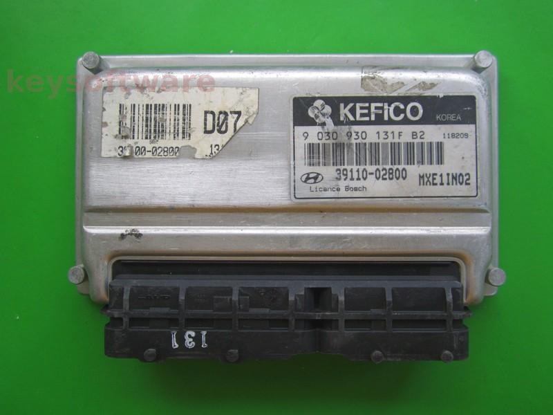 ECU Hyundai Getz 1.0 39110-02800 9030930131F