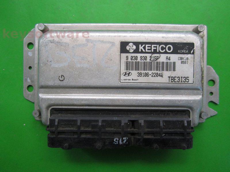 ECU Hyundai Getz 1.3 39106-22040 9030930215F M7.9.0