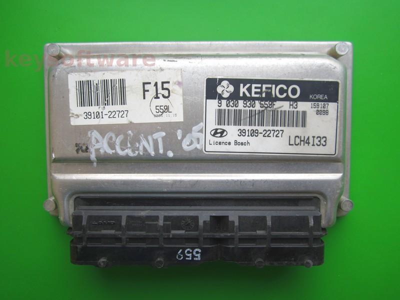 ECU Hyundai Accent 1.3 39109-22727 9030930559F M7.9.0