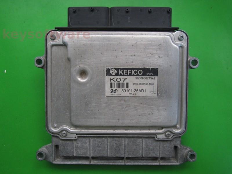 ECU Hyundai Accent 1.4 39101-26AD1 9030930743A2 M7.9.8 }