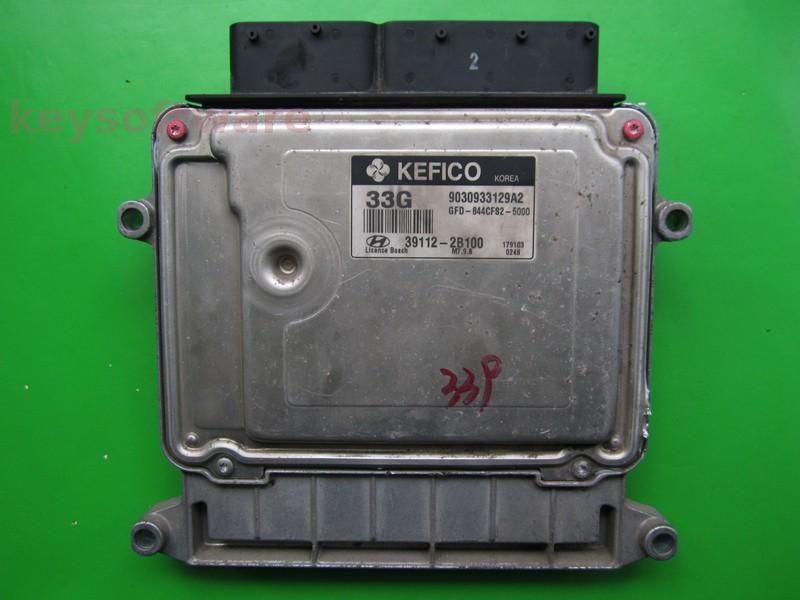 ECU Hyundai I30 1.6 39112-2B100 9030933129A2 M7.9.8 +