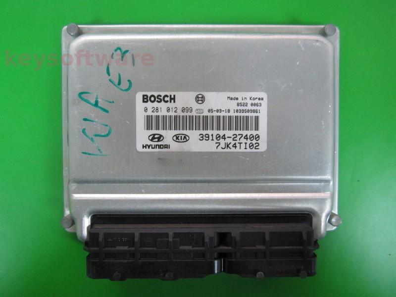 ECU Hyundai Sonata 2.0CRDI 39104-27400 0281012099 EDC15C7 +