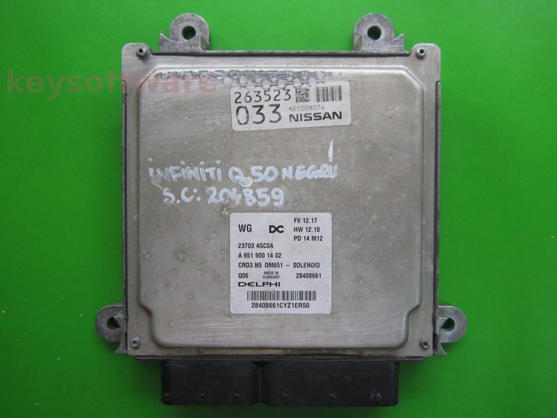 ECU Infiniti Q50 2.2D 23703 4GC0A A6519001402 CRD3.N5