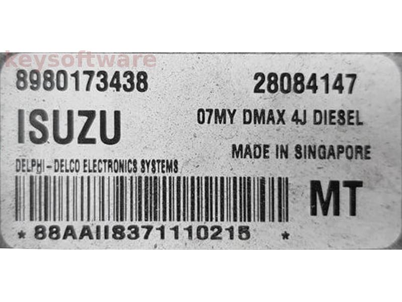 ECU Isuzu D-Max 3.0DDI 8980173438 28084147 {