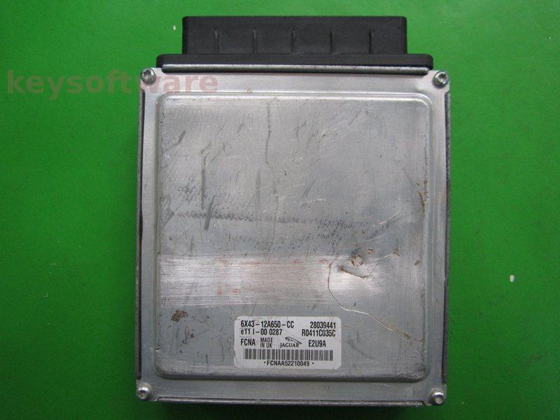 ECU Jaguar X-Type 2.2D 6X43-12A650-CC R0411C035C  E2U9A