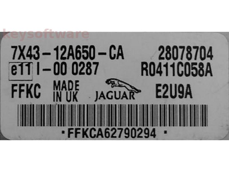 ECU Jaguar X-Type 2.2TDCI 7X43-12A650-CA R0411C058A E2U9A