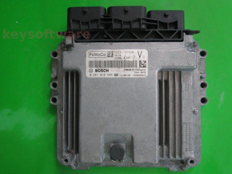 ECU Jaguar XF 2.2 CX23-12C520-VD 0281018585 EDC17CP42 {