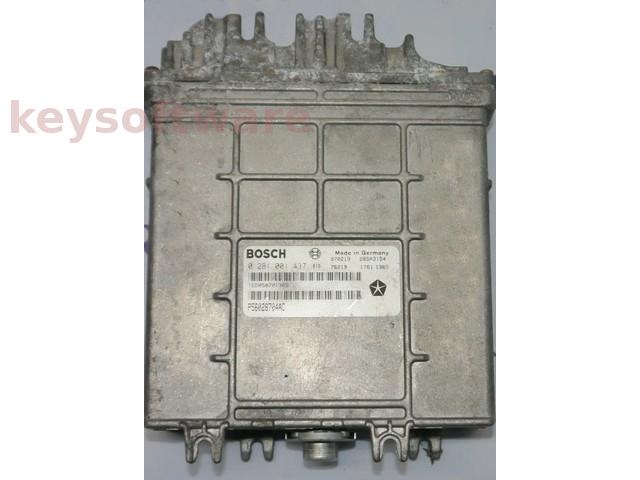ECU Jeep Grand Cherokee 2.5TD P56028704AD 0281001437 MSA15.5 {