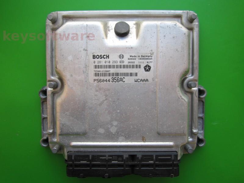 ECU Jeep Grand Cherokee 2.7CRD P56044356AC 0281010293 EDC15C5