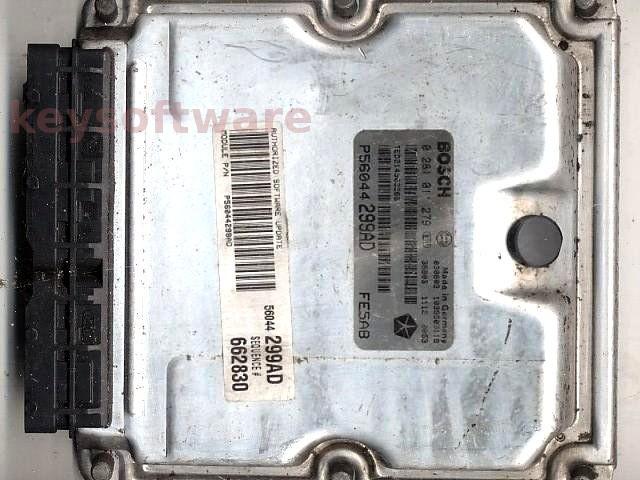 ECU Jeep Grand Cherokee 2.8CRD P56044299AD 0281011279 EDC15C5 {+