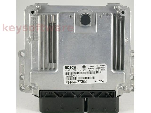 ECU Jeep Grand Cherokee 2.8CRD P56044773BB 0281012593 EDC16C2 {