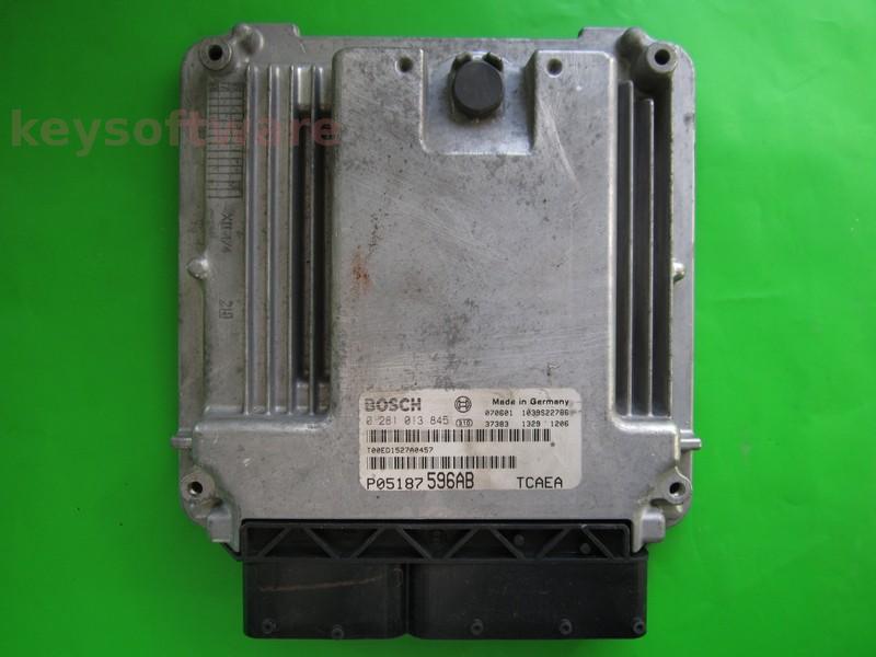 ECU Jeep Grand Cherokee 2.0CRD P05187596AB 0281013845 EDC16U31 {