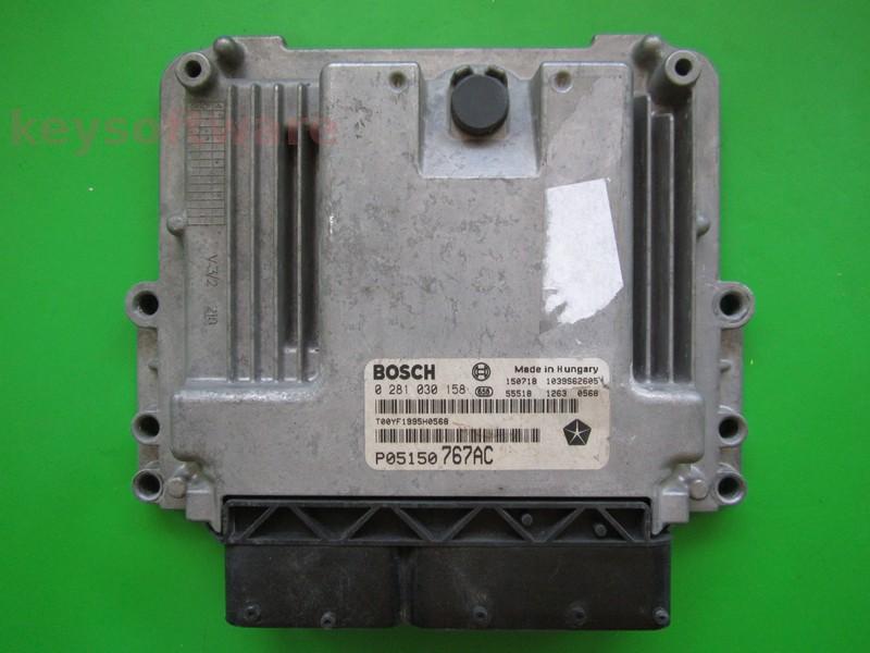 ECU Jeep Grand Cherokee 3.0CRD P05150767AC 0281030158 EDC17C79^