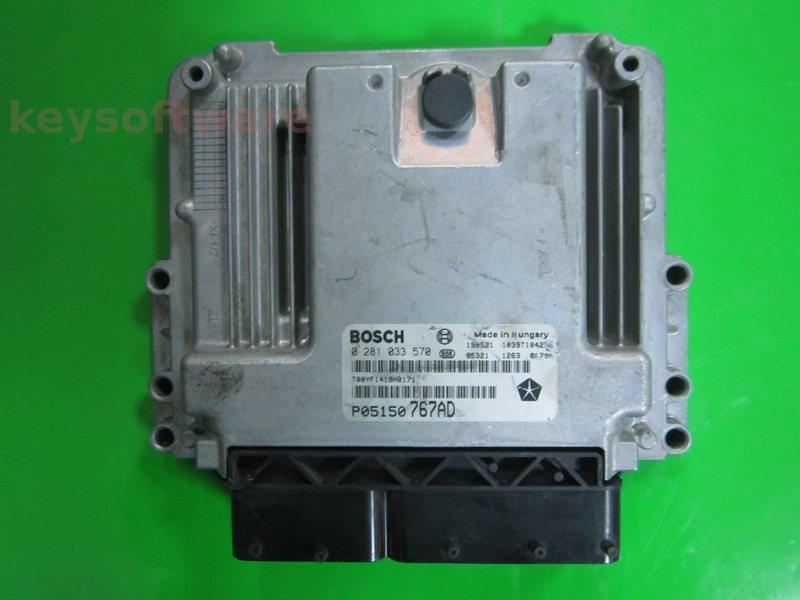 ECU Jeep Grand Cherokee 3.0CRD P05150767AD 0281033570