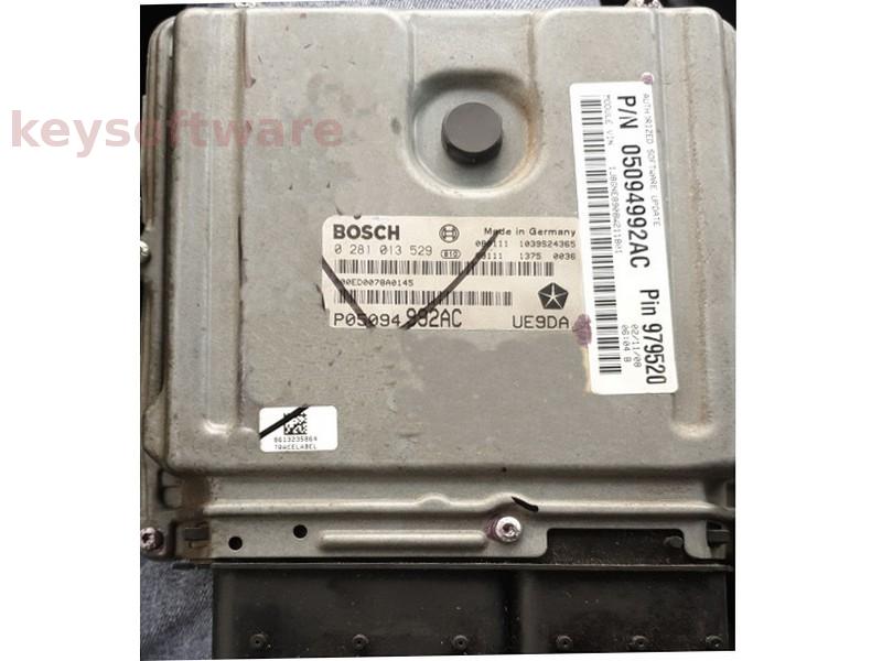 ECU Jeep Grand Cherokee 2.8CRD P05094992AC 0281013529 EDC16CP31{