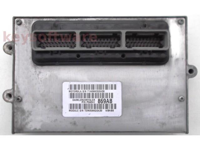 ECU Jeep Grand Cherokee 4.7 P56041869AB TEM05900SA30 {