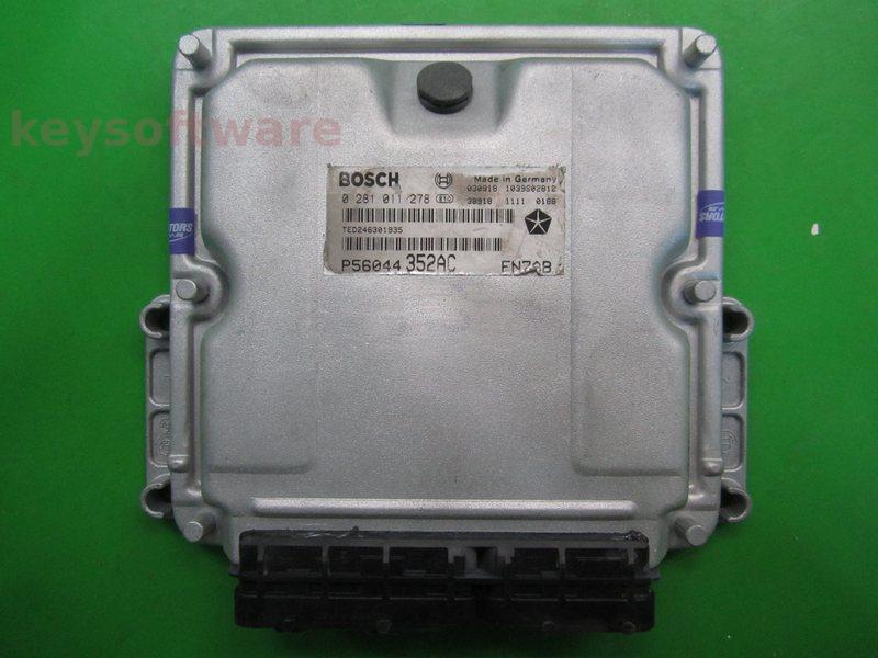 ECU Jeep Cherokee 2.5CRD P56044352AC 0281011278 EDC15C5