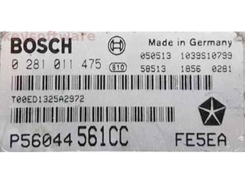 ECU Jeep Grand Cherokee 2.8CRD P56044561CC 0281011475 EDC16C2 {