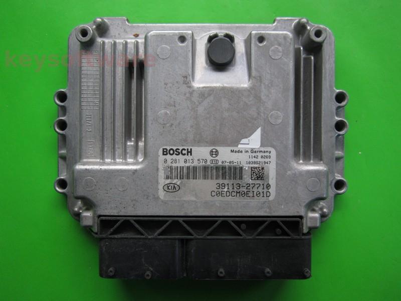 ECU Kia Ceed 1.6CRDI 39113-27710 0281013570 EDC16C39
