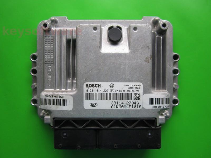 ECU Kia Sportage 2.0CRDI 39114-27346 0281014223 EDC16C39 +