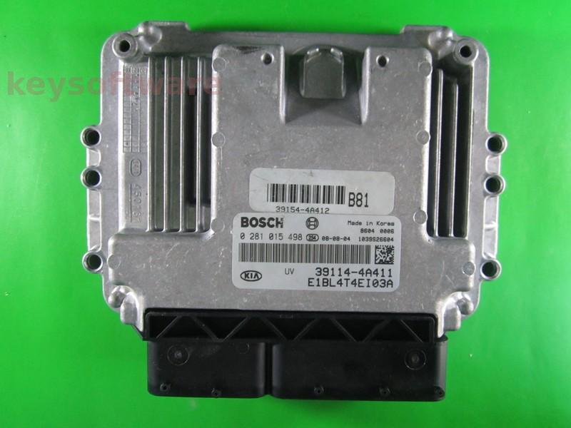 ECU Kia Sorento 2.5CRDI 39114-4A411 0281015498 EDC16C39 { +