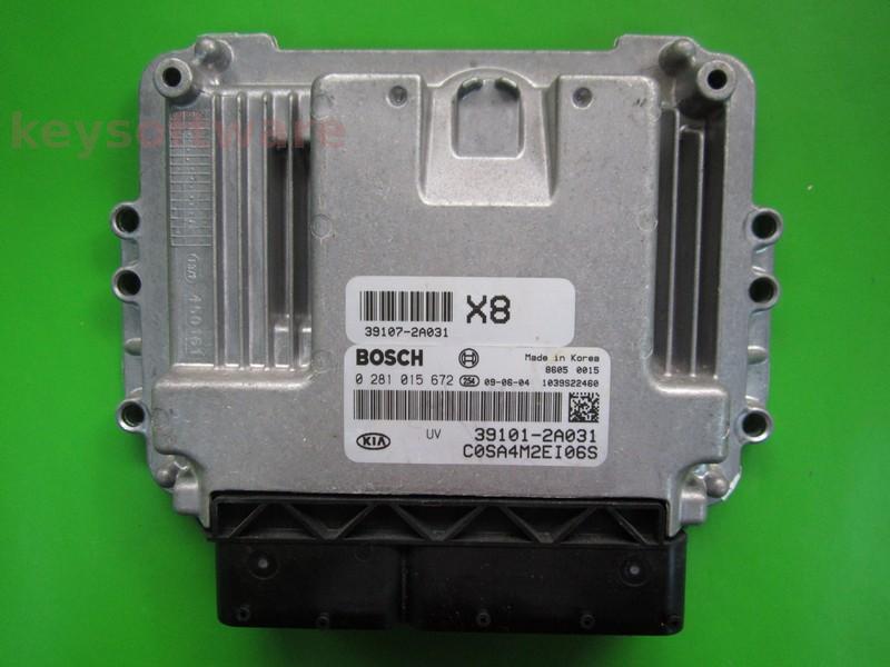 ECU Kia Picanto 1.1CRDI 39101-2A031 0281015672 EDC16C39