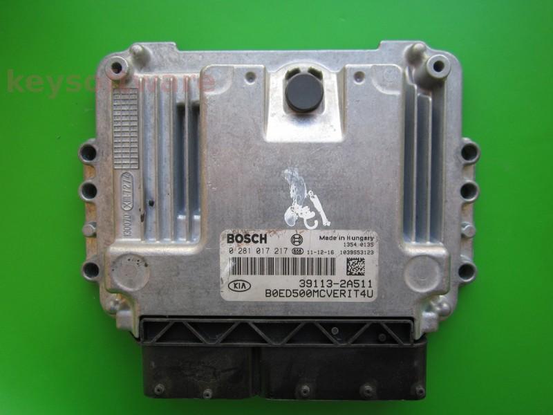 ECU Kia Ceed 1.6CRDI 39113-2A511 0281017217 EDC17C08 }