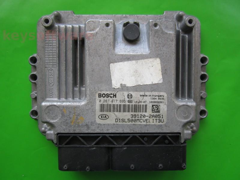 ECU Kia Sportage 1.7CRDI 39120-2A051 0281017695 EDC17C08