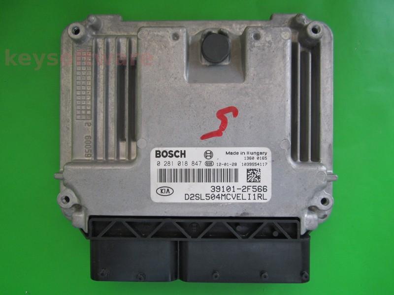 ECU Kia Sportage 2.0CRDI 39101-2F566 0281018847 EDC17C08 {