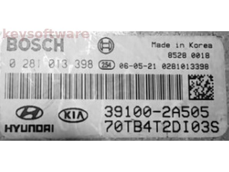 ECU Kia Sportage 2.0CRDI 39100-2A505 0281013398 EDC16C39 {