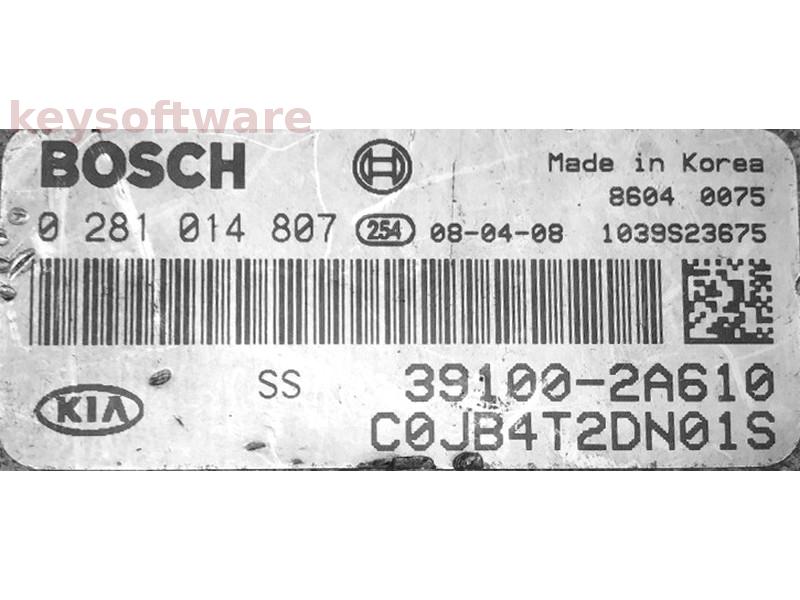 ECU Kia Sorento 2.0CRDI 39100-2A610 0281014807 EDC16C39 {