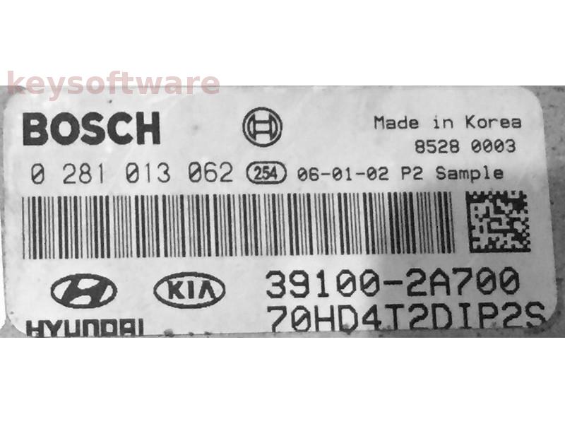 ECU Kia Sportage 2.0CRDI 39100-2A700 0281013062 EDC16C39 {