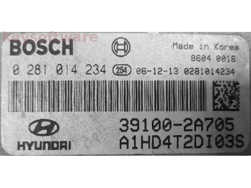ECU Kia Ceed 1.6CRDI 39100-2A705 0281014234 EDC17C08 {