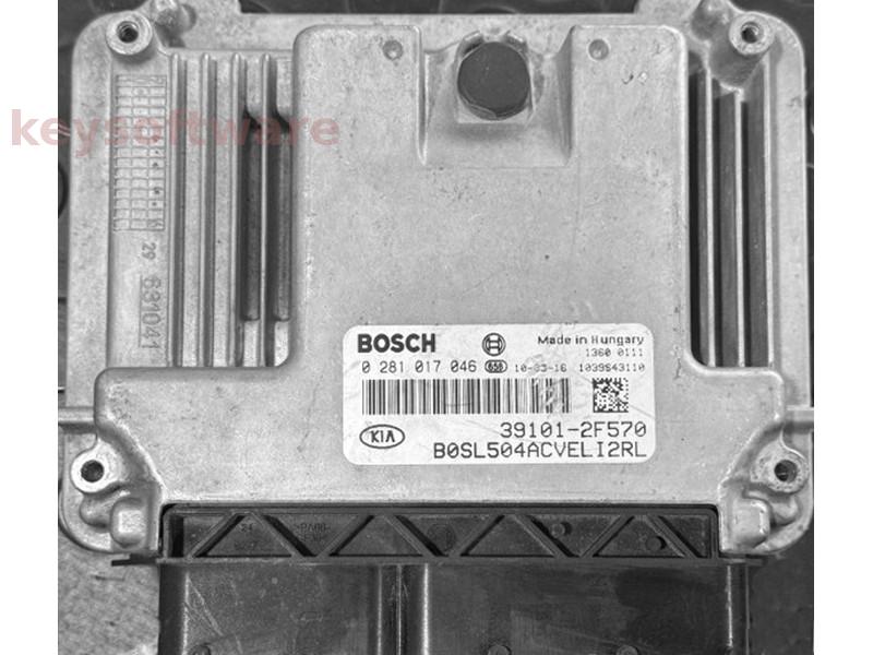 ECU Kia Sportage 2.0CRDI 39101-2F570 0281017046 EDC17C08 {