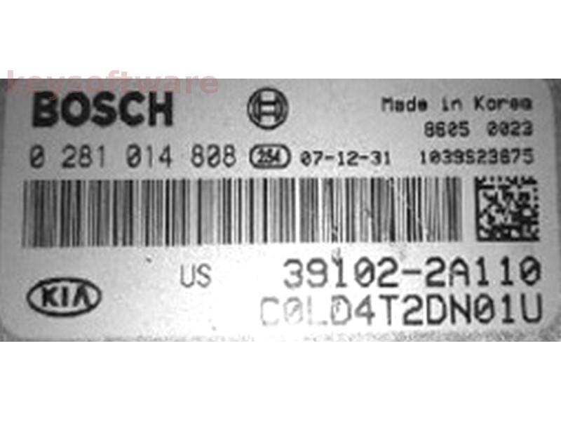 ECU Kia Sorento 2.5CRDI 39102-2A110 0281014808 EDC16C39 {