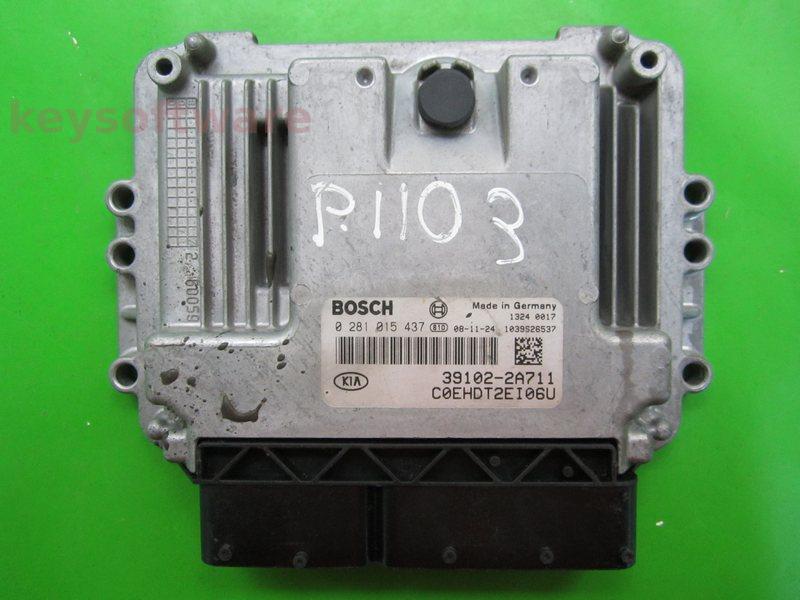 ECU Kia Ceed 1.6 39102-2A711 0281015437 EDC16C39 }