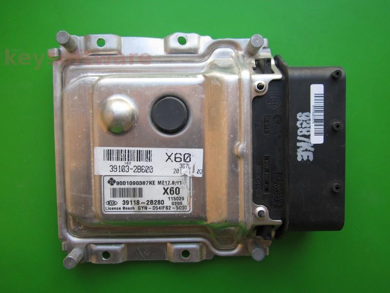 ECU Kia Venga 1.4 39103-2B600 9001090387KE ME17.9.11