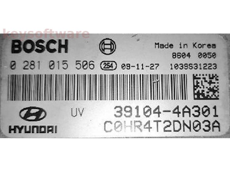 ECU Kia Sportage 2.0CRDI 39104-4A301 0281015506 EDC16C39 {