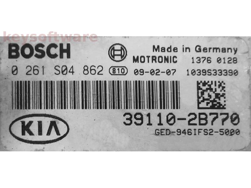 ECU Kia Ceed 1.6 39110-2B770 0261S04862 M7.9.8 {