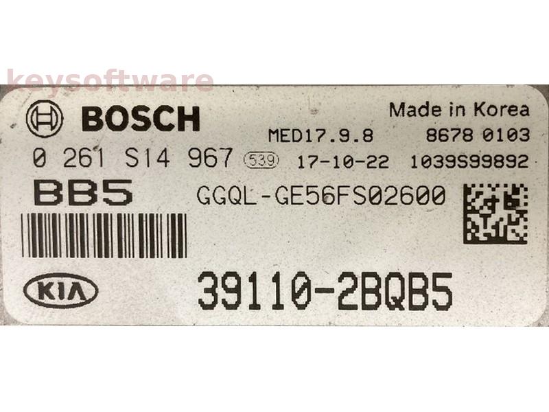 ECU Kia Sportage 1.6GDI 39110-2BQB5 0261S14967 MED17.9.8