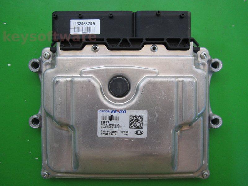 ECU Kia Sportage 1.6 39110-2BRN1 9001320687KA CPEGD2.20.3