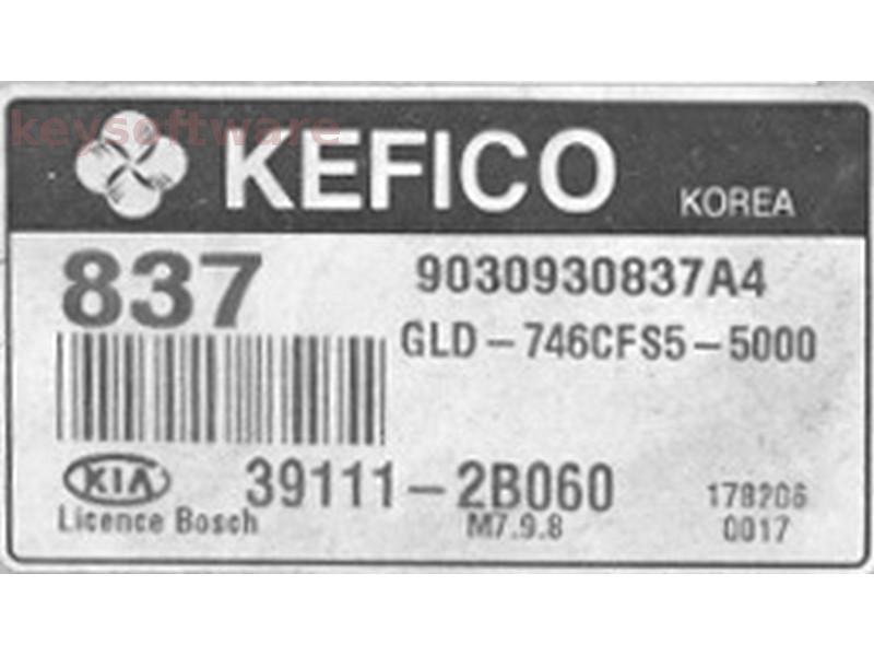 ECU Kia Cerato 0.8 39111-2B060 9030930837A4 M7.9.8 {