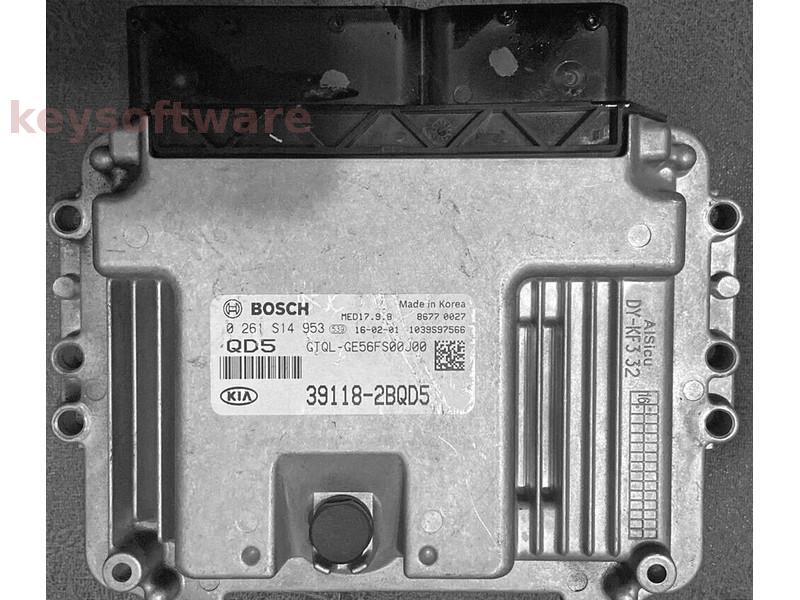 ECU Kia Sportage 1.6 39118-2BQD5 0261S14953 MED17.9.8 {