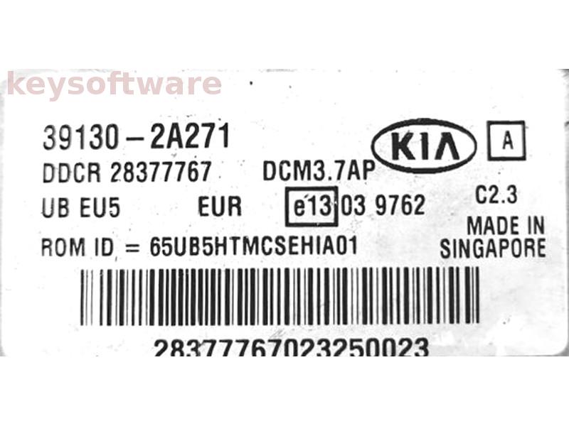 ECU Kia Rio 1.1CRDI 39130-2A271 28377767 DCM3.7AP {