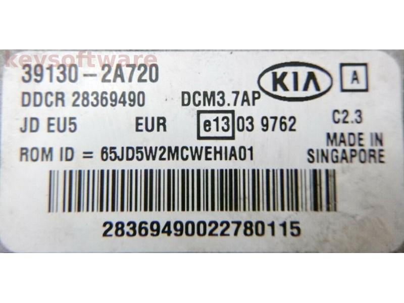 ECU Kia Ceed 1.4CRDI 39130-2A720 28369490 DCM3.7AP {