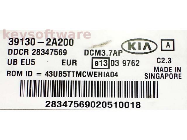 ECU Kia Venga 1.4CRDI 39130-2A200 DCM3.7AP {