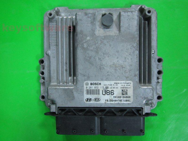 ECU Kia Ceed 1.4CRDI 39140-2A860 0281032115 EDC17C57