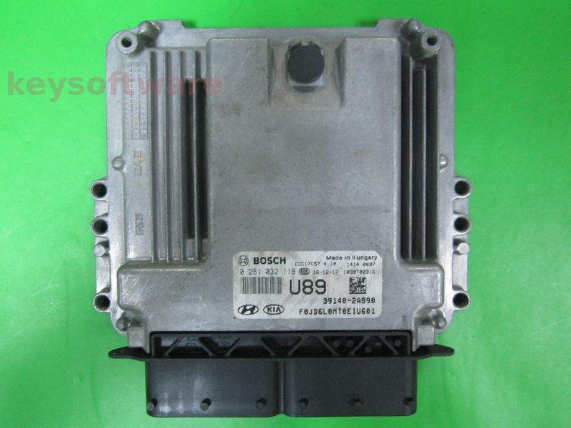 ECU Kia Ceed 1.6CRDI 39140-2A890 0281032119 EDC17C57